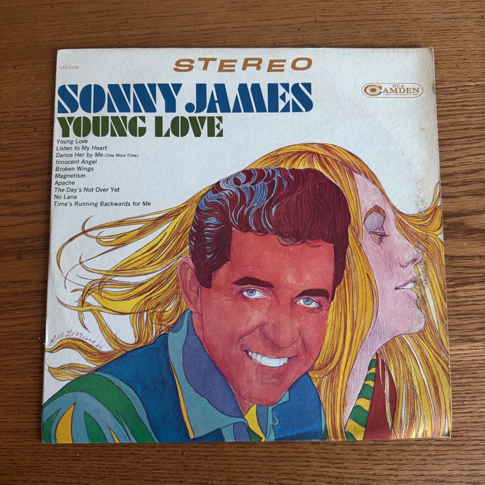 Sonny James Young Love‎ Stereo RCA Camden Vinyl Record LP CAL 2140